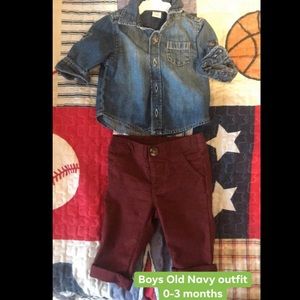 Baby boys 0-3 month outfit